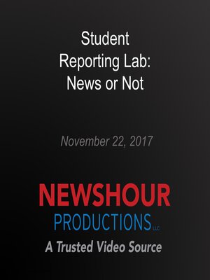 cover image of Student Reporting Lab